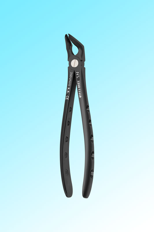 ATRAUMATIC TOOTH EXTRACTING FORCEPS FIG.44 BLACK TITANIUM COATED