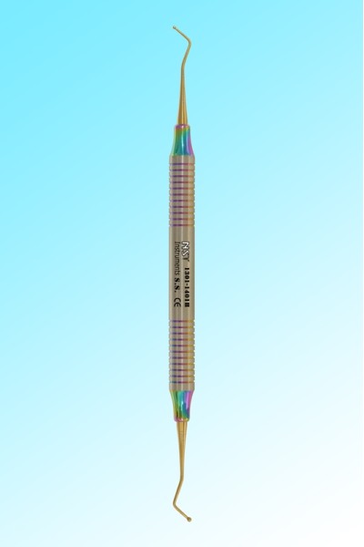 BALL BURNISHER PLUGGER WITH 1.2 - 1.8 MM TIP TITANIUM COATED