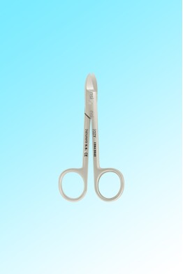 CROWN & GOLD SCISSORS CURVED 110MM