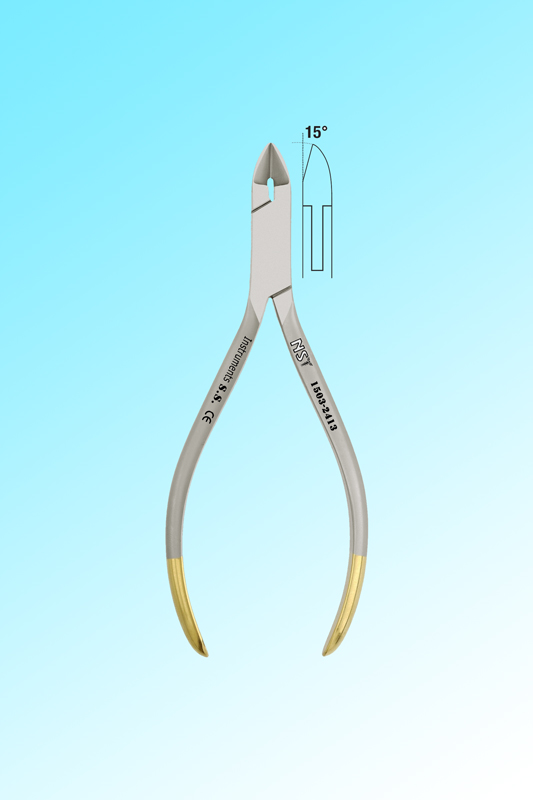 PIN & LIGATURE CUTTER 15˚ ANGLE  TC