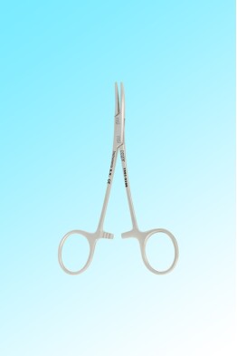 HALSTED-MOSQUITO HEMOSTAT FORCEPS CURVED 130MM